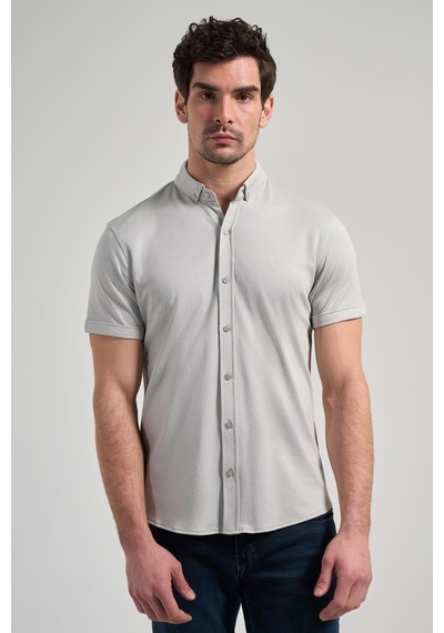 İmza Gri Uzun Kol Düz Örme Düğmeli Yaka Cepsiz Pamuklu Classic Slim Fit Gömlek 1004250152 100 Gri İmza Gri Uzun Kol Düz Örme Düğmeli Yaka Cepsiz Pamuklu Classic Slim Fit Gömlek 1004250152 100 Gri