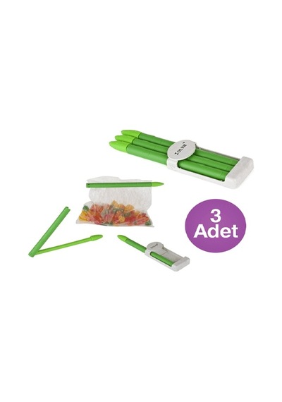 Poşet Kıskacı 3 Adet Birden