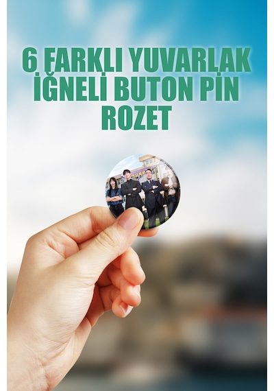 Teach You A Lesson Çanta Süsü Rozet İğneli Buton Rozet Seti 6 Adet Altılı