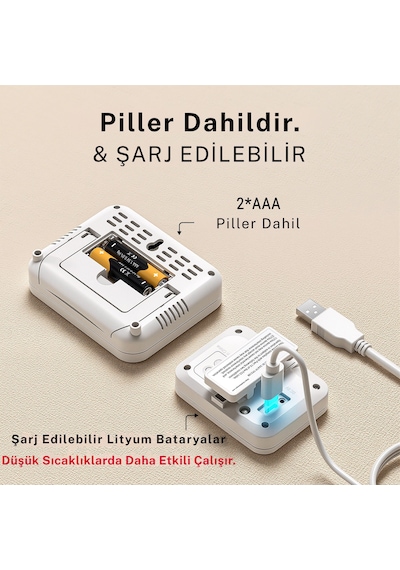 Thermopro Tp210 150m Sensörlü Derin Dondurucu Buzdolabı Max/min Sıcaklık Ölçer Termometre
