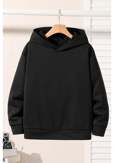 Uyguntarz Do What Baskılı Erkek - Kız Çocuk Rahat Kalıp Sweatshirt Siyah