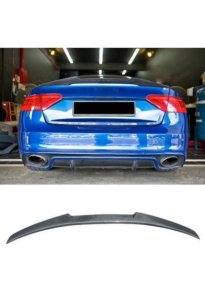 Audi A5 2007-2016 Plastik Parlak Siyah M4 Spoyler