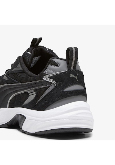 Puma 393489 01 Milenio Tech Suede Siyah-gümüş-k.gri Erkek Spor Ay Siyah