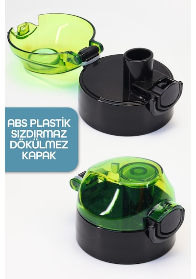 Su Matarası Tritan Geniş Ağız Su Şişesi Keep Spor Matarası Suluğu Bpasız 550 Ml Sarı 0100