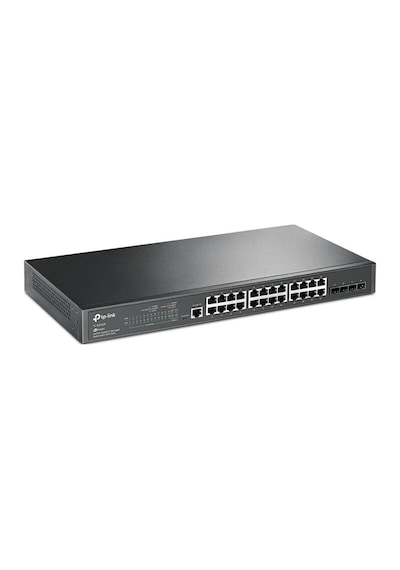Tp-link Sg3428 24 Port Gigabit 4port Gigabit Sfp L3/l2+ Yönetilebilir Rackmount Metal Kasa Switch