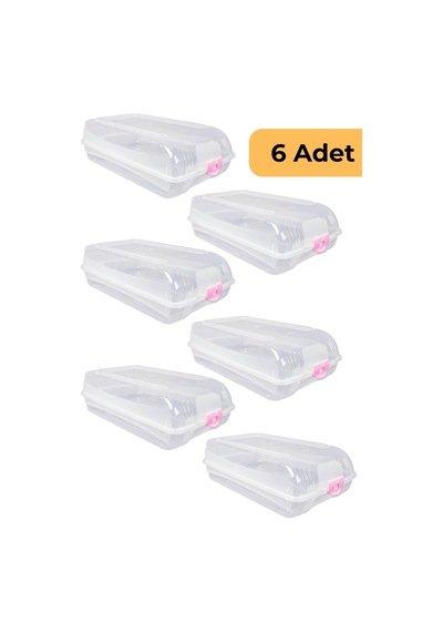 Bay Ayakkabı Koruma Kutusu, 6'lı Set Çok Renkli