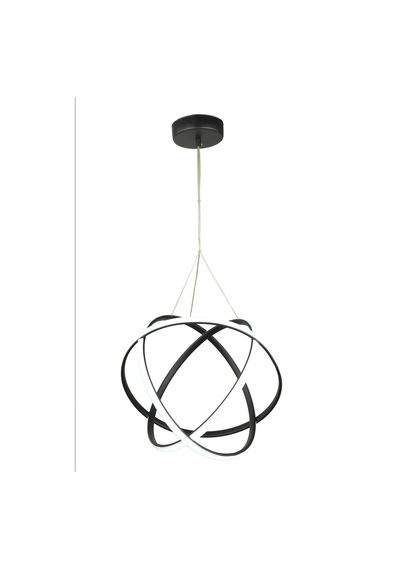 Begüsa Kapella Ledli Avize Siyah 38 Cm