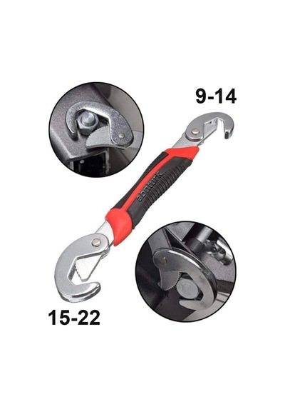 1 Adet 2 Ağız 8-22mm Akıllı Kombine Anahtar Universal Nano Kurbağcık Kolay Ayarlanan Güçlü Kavrayıcı, Abn2106251756