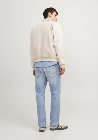 Jack & Jones Erkek Chris 921 Relaxed Fit Jean 12252799 Blue Denim