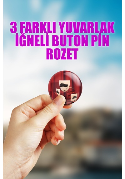Gangle-tadc The Amazing Digital Circus Çanta Süsü Rozet İğneli Buton Rozet Seti 3 Adet Üçlü