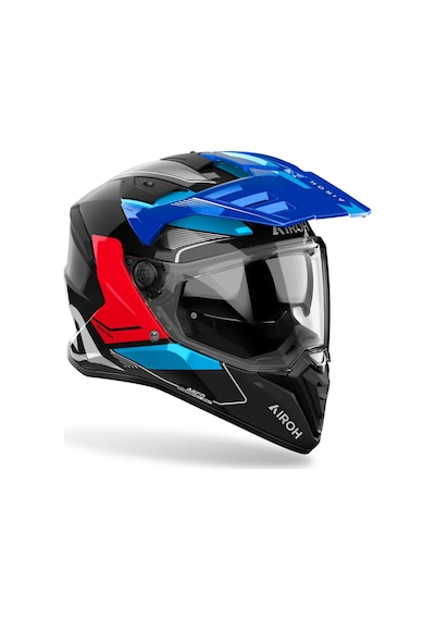 Airoh Bandit Tune Blue Red Gloss Kask Mavi - Kırmızı