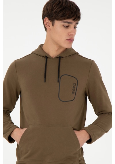 U.s. Polo Assn. Erkek Haki Sweatshirt 50293310-vr027 Haki