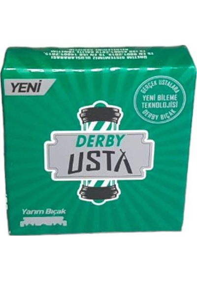 Derby Hacamat Jileti 100 Adet Çok Renkli