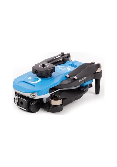Yıldız İha Heki Skymaster Fırçasız Motor, Çift Kameralı Engel Sensörlü Hobi Dronu Mavi,1 Bataryalı