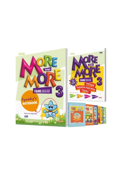 Kurmay Elt 2027 3. Sınıf Haftalık Föy - Speaky S Notebook - Hikaye Seti 6 Kitap + 40 Föy Maarif Model