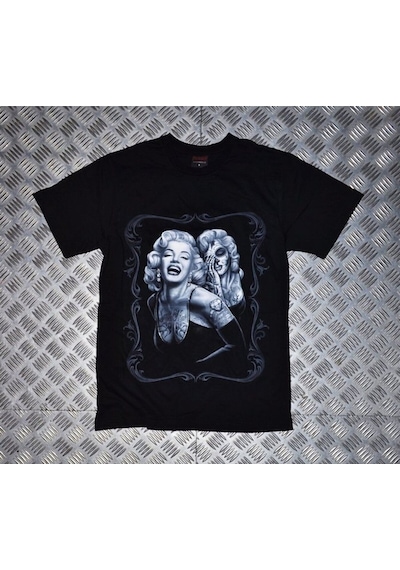 Stoned&Fame Marılyn Monroe Baskılı T-shirt SIYAH