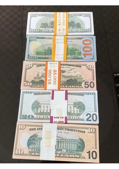 Aykar 500 Adet Karma Dolar Geçersiz Düğün Film Dizi Paraları