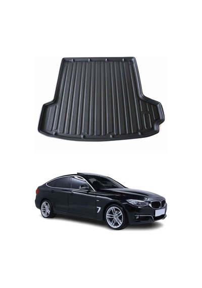 Bmw 3 Serisi Gt F34 2013-2020 Arası Uyumlu Araca Özel Kauçuk Tpe Bagaj Havuzu Siyah
