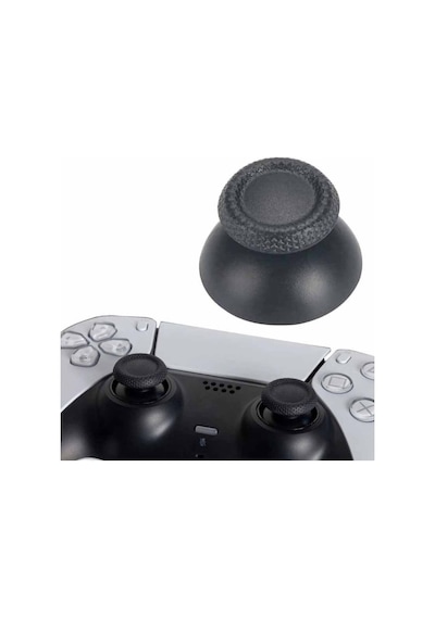 6 Adet Ps5 Analog Topuz Playstation 5 İçin Analog Başlık Ps5 Kol Tamiri Playstation 5 Yedek Parça Siyah