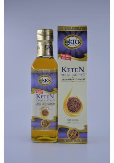 Krk Gıda Keten Tohumu Yağı 250 ML