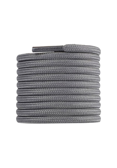 Hapshoe Gri 5 Mm Yuvarlak Bot Bağcığı