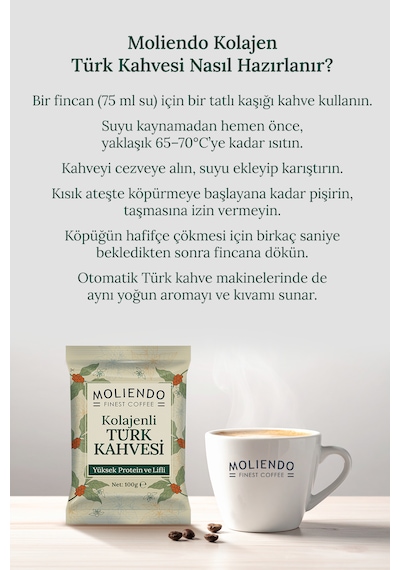 Moliendo Kolajenli Türk Kahvesi 100 G Türk Kahvesi