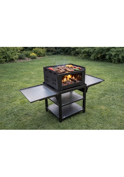 Tezgâhlı Fırınlı Barbekü Siyah