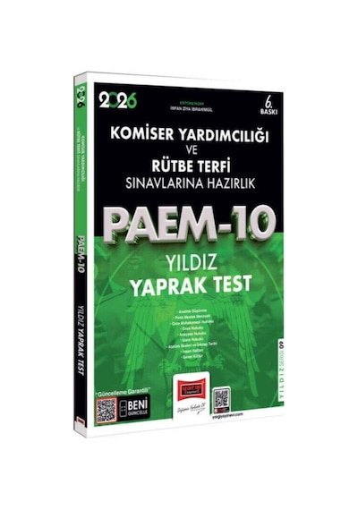 Yargı Yayınları 2026 Paem Komiser Yardımcılığı Ve Rütbe Terfi Sınavlarına Hazırlık Yıldız Yaprak Test