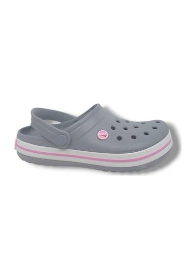 Zerhan Cflex 145 Buz Gri - Beyaz - Pembe Sabo Terlik Sandalet Gri