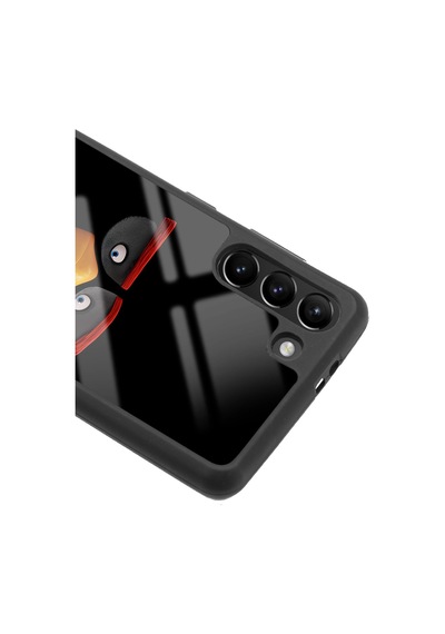 Samsung Uyumlu S-21 Plus Black Tasarımlı Glossy Telefon Kılıfı Çok Renkli