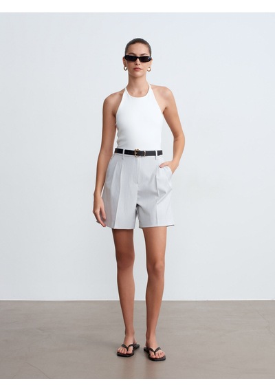 Dilvin 21051 Halter Yaka Askılı Top-ekru