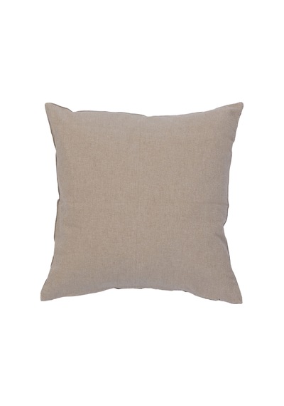 Yargıcı Çiçek Desenli Keten Pamuk Kare Yastık 50x50 Cm 26knht1008c St