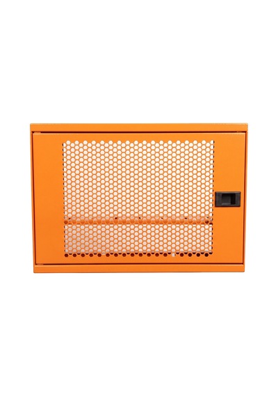 Alfafonet Wifi Box 400 Duvar Tipi Modem Ve Wifi Kutusu 400x120x280 Mm Turuncu Perfore Metal Kapak Montajlı