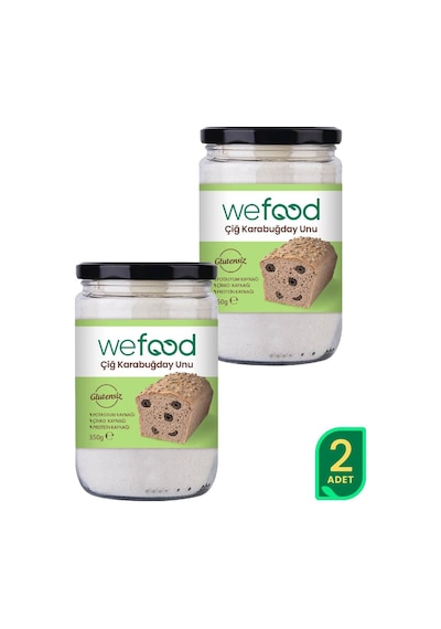 Glutensiz Çiğ Karabuğday Unu 350 Gr 2'li