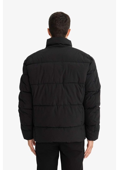 Defacto Su İtici Regular Fit Dik Yaka Fermuarlı Cepli Mont E9991ax25wnbk27 Siyah-bk27