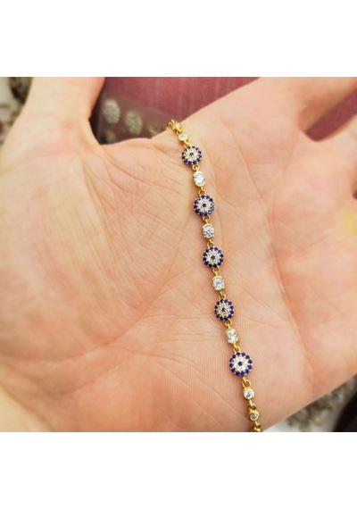 Oriental Kuyumculuk Jewellery Gold Altın Nazarlık Su Yolu Gümüş Bileklik Gold