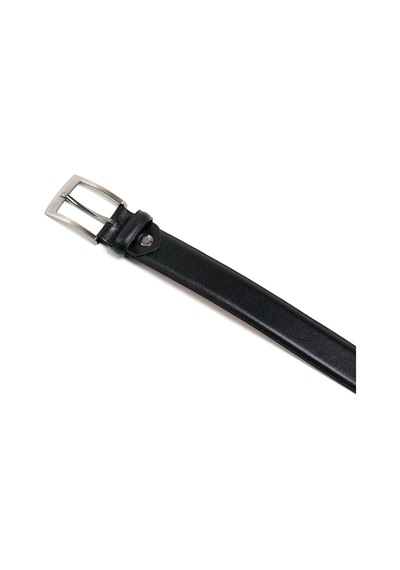 Siyah Erkek F-734-01 Grande Arsel Deri Klasik Kemer Genişlik 3.5 Cm