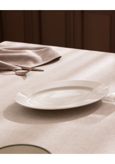 Madame Coco Nuit Kayık Tabak - Krem - 25 Cm 8684427206027 Ekru