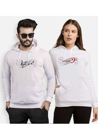 Tshirthane Sevgini Notaları Sevgili Kombinleri Kapüşonlu Kombin