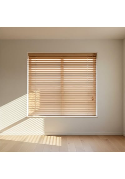 Pvc Jaluzı 25mm 140x160 Cm Ahsap Desen Natural Kahverengi