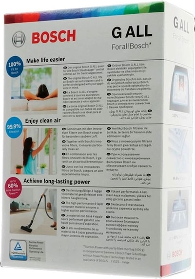 Bosch Uyumlu Sphera 20-21-22-26-27-28-30 Toz Torbası 8 Adet G All 2 Kutu