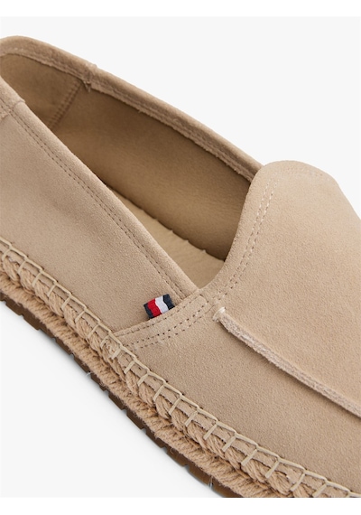 Tommy Hilfiger Hılfıger Flex Espa Suede Loafer Erkek Bej Günlük Ayakkabı - Fm0fm05392