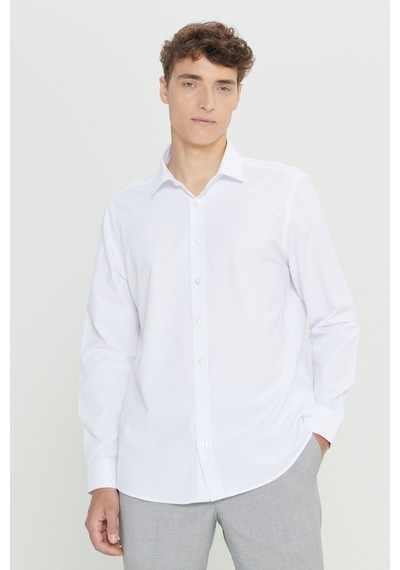 AC&Co / Altınyıldız Classics Erkek Beyaz Slim Fit Dar Kesim Klasik Yaka Pamuklu Armürlü Gömlek Beyaz AC&Co / Altınyıldız Classics Erkek Beyaz Slim Fit Dar Kesim Klasik Yaka Pamuklu Armürlü Gömlek Beyaz