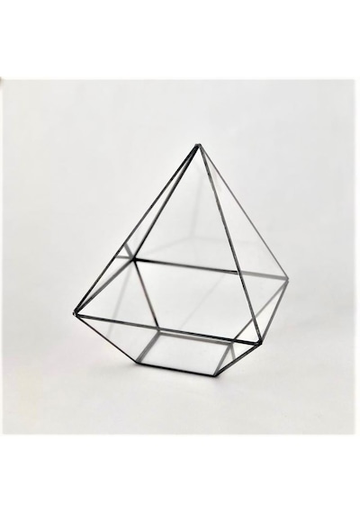 Dekoratif Cam Fanus - Geometrik Cam Fanus - Teraryum Cam Fanus (479516434)