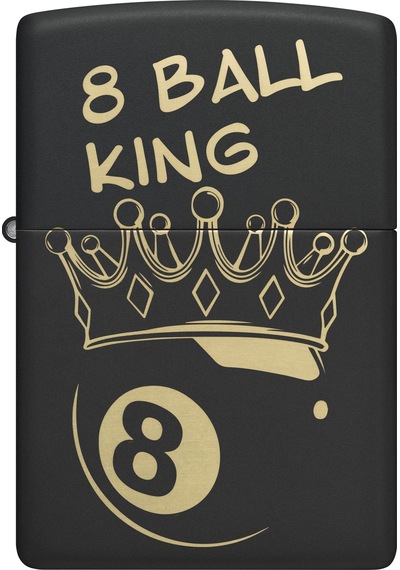 Zippo 218 King 8 Ball Design Çakmak Çok Renkli