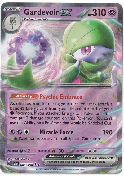 Gardevoir Ex 86 - Pokemon Scarlet & Violet - Pokemon Kartı Mint