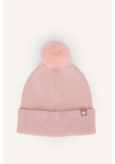Defacto Dokuma Etiketli Triko Bere Kız Bebek E9999a526wnpn424 Pembe-pn424