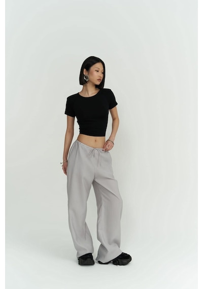 Mai Collection Mai Studios Co. Paris Gri Basic Pantolon Gri