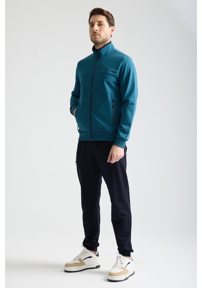 Shooter Sportswear Shooter Erkek Luxe Eşofman Takımı Rahat Kalıp Manşetli Minimal Logo Petrol Mavisi Shooter Sportswear Shooter Erkek Luxe Eşofman Takımı Rahat Kalıp Manşetli Minimal Logo Petrol Mavisi