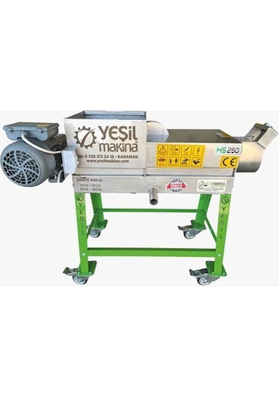 Yeşil Makine Elektrikli Üzüm Sıkma Makinesi Şıra Makinesi Hs-250